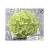 Guirnaldas de flores decorativas Cabeza de acerico simulada Diy Bola de brocado hecha a mano Hortensia 11 Tenedor Entrega de gota floral Inicio G Dhauc