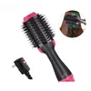 Sèche-cheveux 3 en 1 Sèche-cheveux Brosse Lisseur Fer à friser One Step Drop Livraison Produits Soins Style Dhlvj