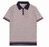 Męskie Polos Brand Ubrania G Designer Koszulki Casual Polo Fashion Bee Print Hafdery T Shirt High Street