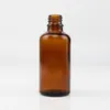 Storage Bottles 12Pcs 30ml 50ml Empty Dropper Bottle Refillable Amber Glass Pipette For Essential Oil Liquid