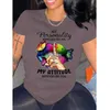 Grandes tailles S-5XL femmes T-shirt concepteur 2023 nouvelles lettres motif imprimé lettre femme col rond T-shirt 10 couleurs