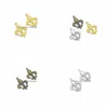 Charms 200pcs/Lot Fleur de lis hanger Antiek Sier Bronze Gold Colors 29x20mm goed voor ambachtelijke drop levering 202 DH05R