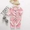 Pajamas IENENS Kids Long Sleeves Clothes Girl Sleepwear Clothing Sets Child Nightdress 1 2 3 4 Years Baby Nightclothes Suits 230213