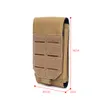 Tactical Molle Phone Pouch Laser Cut Heavy Duty Loop Mobile Phone Belt Holster Cover Phone Bag Case