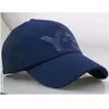 Ball Caps Big Baseball Cap Y3 Seminet Surface Breathable Sun Visor For Men And Women Adjustable Hollow Label Fashion Sports