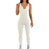 Designer Onesies Casual Women Jumpsuits Sexig ärmlös Vest Bodysuit Hög Elastisk tråd Slimming Höftlyftare Rompers