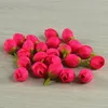 Flores decorativas 100pcs simulação sofisticada cuidados fáceis atmosfera atraentes adereços de rosa cabeças de rosa