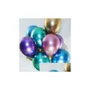 Parti Dekorasyonu Lateks Ballon Pearl Mticolor Geri Dönüştürülebilir Balonlar Doğum Günü Malzemeleri Tedarik Damlası Teslimat Ev Bahçesi Festivali E DH71V