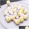 Charms 10Pcs 17 30Mm Simation Colorf Letter Love Popcorn Cute For Pendant Diy Earrings Necklace Jewelry Accessories Findin Dhczi