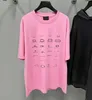 ￖverl￤gsen kvalitet Mens T Shirts Designer Man Tees Tops Herrkvinnor Tshirts Summer Shirt Letters LOGO Tryckt M￤n T-shirts S-3XL