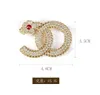 20style Brand Designer C Double Letter Brooches Women Men Couples Heart Luxury Rhinestone Crystal Pearl Brooch Suit Laple Pin Fashion Jewelry Accessories