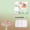 Pocket Watercolor Painting Book Holiday Kids Student DIY Art Supplies Paints Bookmark for Kids Artist Beginners