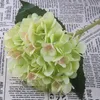 Dekorativa blommor 3/5st White Hydrangea Wedding Diy Bouquet Faux Silk Holding With Stems Baby Shower Party Office Table Decor