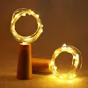 2m 20leds mini LED Holiday String Lights Bottle Stopper Glass Craft voor buitenbuiten bruiloft Kerst LED -lichten Decoratie Crestech Crestech