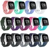 Correas de repuesto de silicona Banda de TPE Correa de reloj para reloj Fitbit Versa Inteligente Neutral Pulsera clásica Correa de muñeca Banda con cierre de aguja