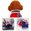 Cat Costumes Two-leg Durable Bowknot Decor Pet Sweater Turtleneck Clothes Fashionable Supplies