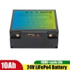 LifePo4 24V 10AH 240WH LIFEPO4 Batterijpakket Lithium Iron met 20A BMS voor EBIKE BIKE BIKE