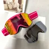 Designer Ski Goggles Bouclier Lunettes de soleil sports de neige pour hommes Lunettes de soleil de luxe réglables pour femmes