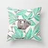 Pillow 45x45cm Decorative Throw Pillows Case Mint Green Cover Geometric Print Covers Home Office Living Room Sofa Decor