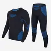 Men's Thermal Underwear Long Johns Mens 2023 Winter Bamboo Fiber Sports Set Windproof Warm Thermo Quick Dry Suit For Men