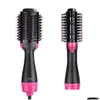 Sèche-cheveux 3 en 1 Sèche-cheveux Brosse Lisseur Fer à friser One Step Drop Livraison Produits Soins Style Dhlvj