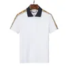 Herrpolos designer polo skjorta f￶r m￤n lyxiga polos casual t-shirt broderade brev mode high street m-3xl #88888