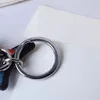 Fashion Luxury Key Buckle Car Keychain Handmade Leather Keychains Men Women Bag Pendant Cute Accessories