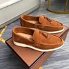 Desiner Loropiana Scarpe online in primavera e in autunno di Lp Slackers Indossa scarpe casual da donna in morbida pelle con suola che sono alla moda, comode e versatili