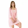 Sleep Lounge 2pcsset ciąża piżama pielęgnacja pielęgniarska pielęgnacja w ciąży kobieta Sling karmienie piersią koszulę nocną Partię Pracy Dysporta dressrobe poród 230211