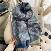 Artificial Cashmere Scarf Air-Conditioned Room Long Outer Match Shawl Double-Sided Thermal Scarfs