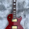 chitarra elettrica red Quilted Maple Top tastiera in palissandro 22 fret