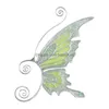 Clip-On Vis Back Backs Boucles d'oreilles Papillon Dragon Poisson Animal Lady Ear Clip Sleeve Pendentif Sans Perforation Fée Cosplay Jewelr Dhxkl