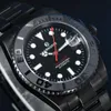 Zegarek Parnsrpe-40mm luksusowy kaliber NH35A powiększenie szkła automatyczne mechaniczne zegarek Sapphire Crystal Yacht Celebrity Męskie