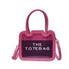 2023 New the tote bag Womens handbag Simple black Pink purple Blue small 21x18cm square bags fashion fresh letter shoulder shoulder crossboby messenger handbag