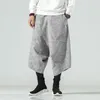 Männer Hosen Neploha Mann Doppel Schicht Warme Kreuz-hosen 2023 Herbst Winter Chinesischen Stil Hip Hop Hosen Streetwear