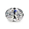 الماس فضفاضة بالجملة عالية الجودة 100pcs/ كيس تدريجي الأزرق 6x8 مم شكل قطع الوجه 5A VVS Zirconia dro 3r