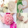 Decoratieve bloemen 20 Bunch Pearl Flower Stam kralen Garland Sprays Bridal Bouquet Wedding Party Artificial Home Decor 2023 Drop