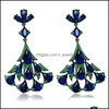 Dangle Chandelier Women Luxury Boucles d'oreilles Crystal Stone Design Big Drop Delivery Jewelry Dhti5