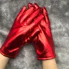 3Set/Pack Party Supplies Shining Metallic Yarn Cosplay Gloves Short Women's Halloween Sexy Dinner Performance Wedding Gloves