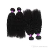 4Pc Extensions de Cheveux Humains Bouclés Malaisiens 100g / pcs Naturel Noir Malaisien Bouclés Weave Virigin Cheveux Malaisiens Crépus Bouclés Extensions de Cheveux