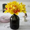 Decorative Flowers Cymbidium Bouquet Simulation Flower Fake Silk Home Soft Decoration Pography Wedding