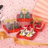 Party Decoration 4pcs Christmas Candle Gift Box With Four Lights Holders Gifts Home DecorParty