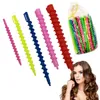 Outils de coiffure Cold Perm Bar Cheveux Bigoudi Cheveux Forme Spirale Cheveux Bouclés Ne Fait Pas Mal Aux Cheveux Perm Bar En Plastique Magic Hair Roller