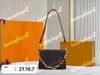 أزياء الأزياء Messager Coussin Bag Women Counter Counter Facs 21cm Leather Leather Presy Ladies Losten Totes Logo 59598 Chain SM3136