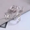 Rücken Ohrringe Mode Schmetterling Ohr Manschette Clip Für Frauen Stud Ohrring Kein Piercing Gefälschte Knorpel Jewerly Zubehör Geschenk