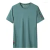 T-shirt da uomo Super Large Size L-9XL Asciugatura rapida Estate Cool Uomo T-shirt manica corta nera morbida di alta qualità Uomo T-shirt blu T-shirt Top