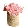 Flores decorativas 1pc Hydrangea Artificial for Decorations Home Crafting/Wedding Fake ramo/DIY/festa