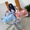 Duffel Bags Fashion Women Travel Bag йога спортивный спортзал Водонепроницаемый оксфордский плечо.