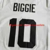 Biggie Smalls 10 Bad Boy White Baseball Jersey Includes Patch Black Fashion Double Stitched High Q