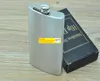 25pcslot Fast shipping 10 oz Stainless Steel Hip Flask 10oz Portable Pocket Liquor bottle With Retail box